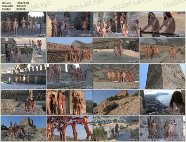 Snapshots of Ancient Castle Nudism 1