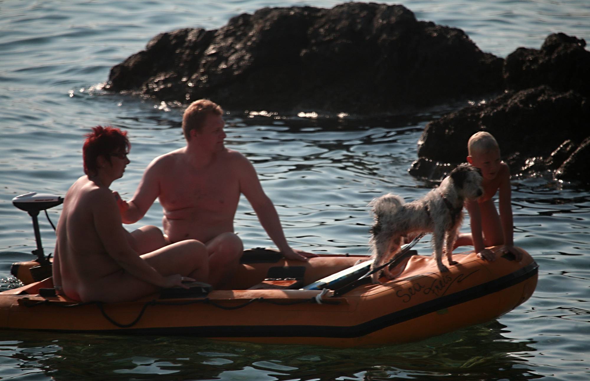 Full Family Nudist Boating - 1