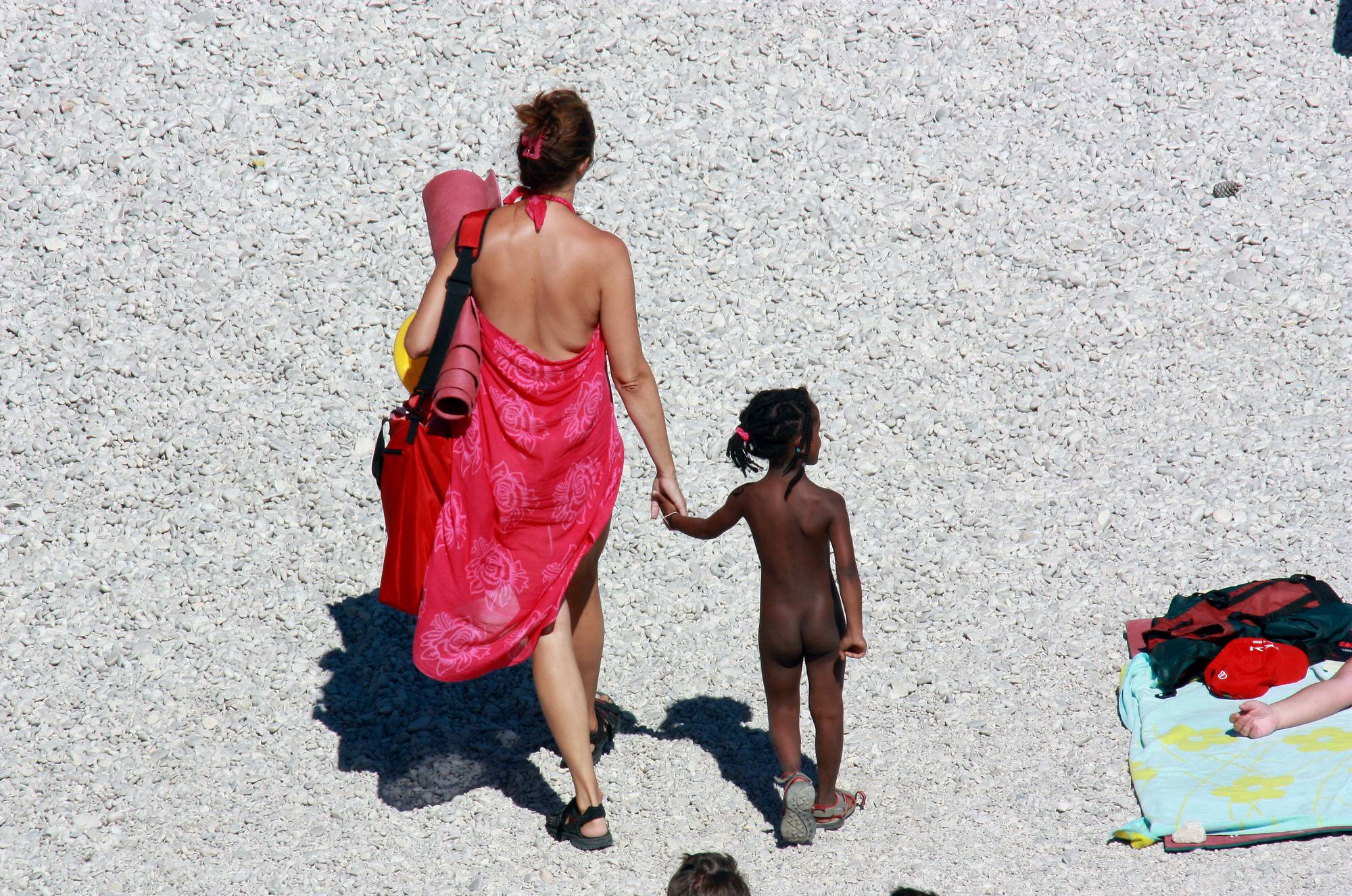Nudist Pics Inter-Racial Motherly Love - 1