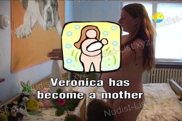 Shot of Veronika Has Become a Mother