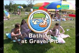Bathing at Gravel-Pit - Naturist Freedom