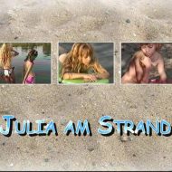 Julia am Strand