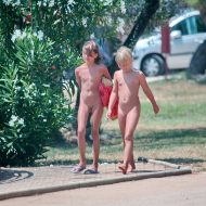 Nudist Family and Friends