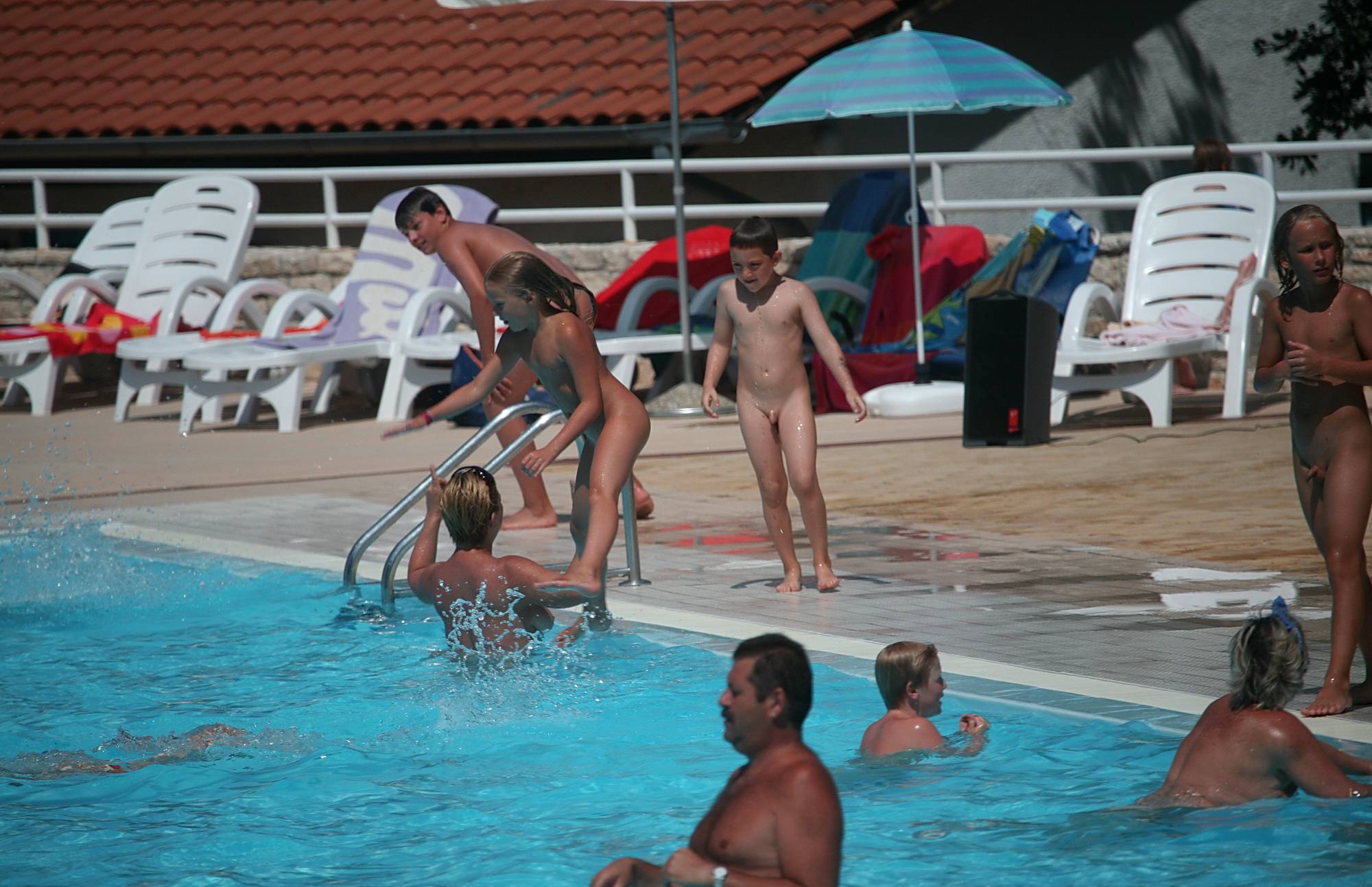 Nudist Photos Shore to Pool Nude Dive - 2
