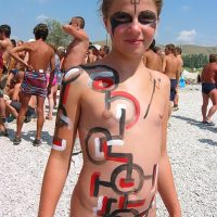 Nudist Pictures Magical Day Body Painting - 1